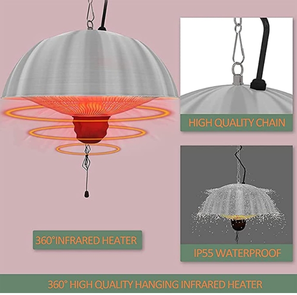 Nightclub patio heater waterproof